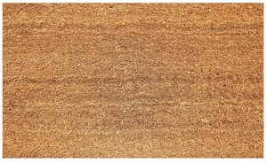 Americo Home Natural CoCo Series 7727830 Door Mat, 30 in L, 18 in W, Rectangular, Natural Pattern, Tan :EA: QUANTITY: 1