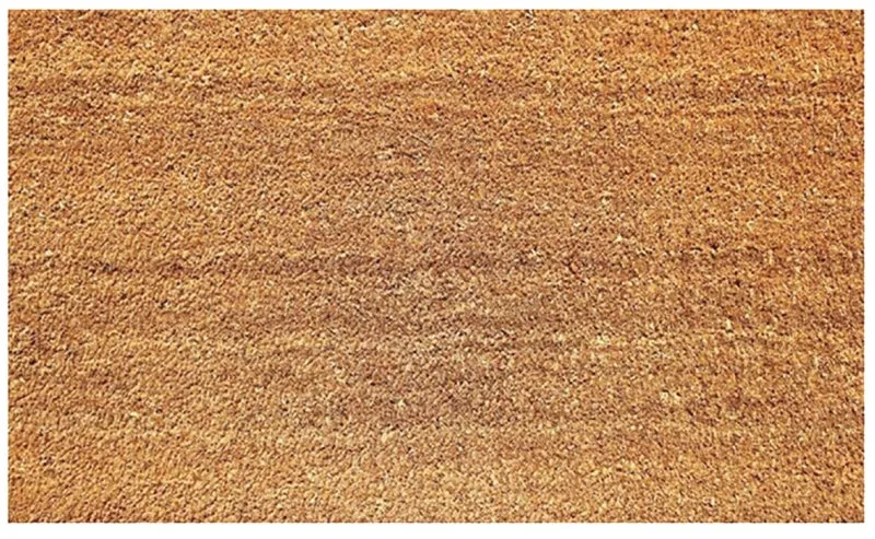 Americo Home Natural CoCo Series 7727830 Door Mat, 30 in L, 18 in W, Rectangular, Natural Pattern, Tan :EA: QUANTITY: 1