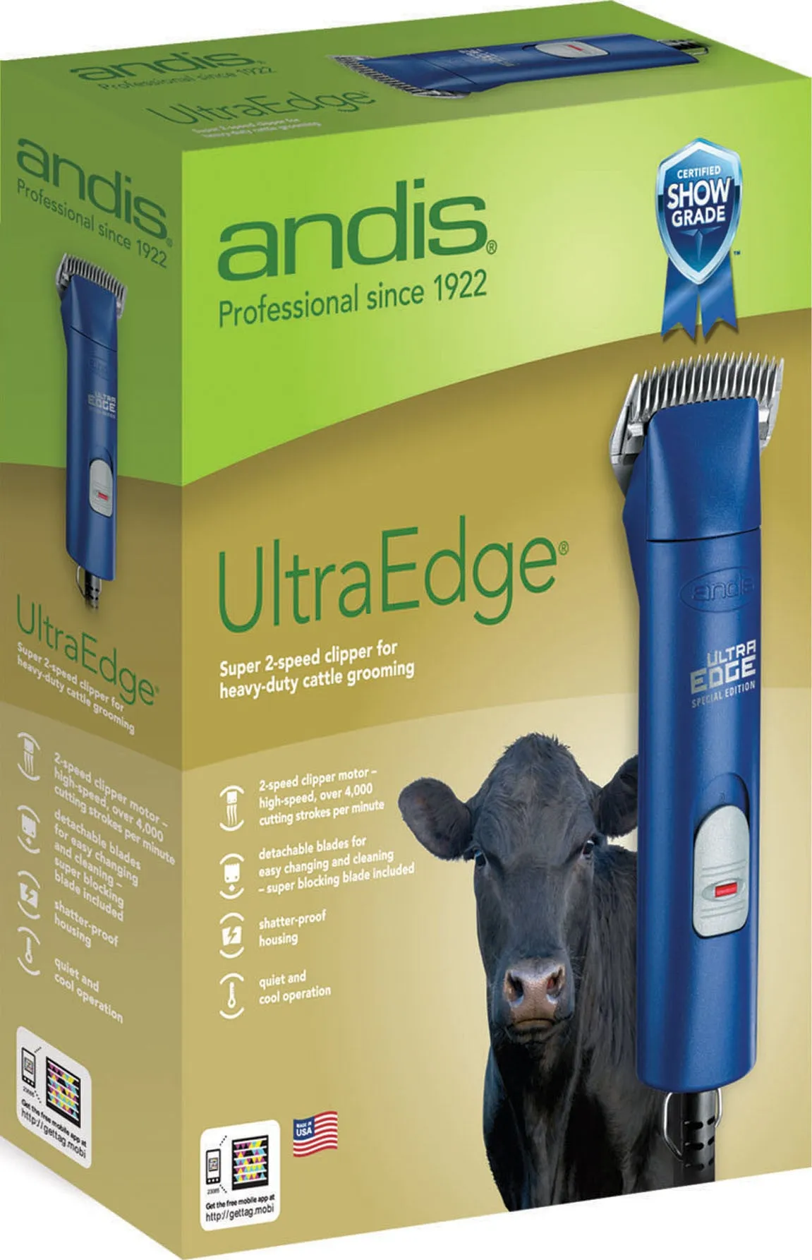 Andis Company Equine - Agc2 Ultraedge 2-speed Cattle Clipper