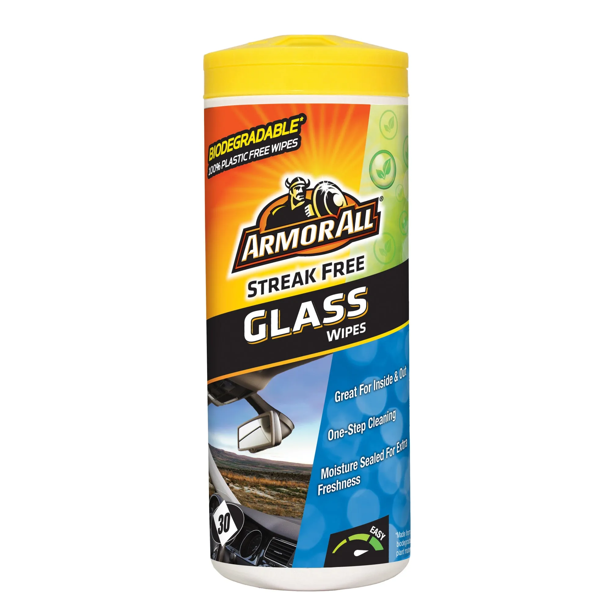 Armor All Glass Wipes Biodegradable 30 Pack - E303296900