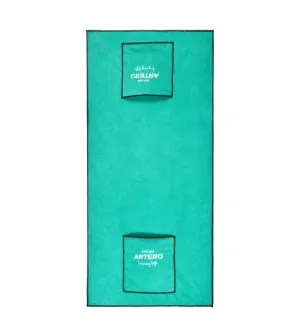 Artero Pockets Turquoise Zumba Wide Towel (Large) For Dogs & Cats