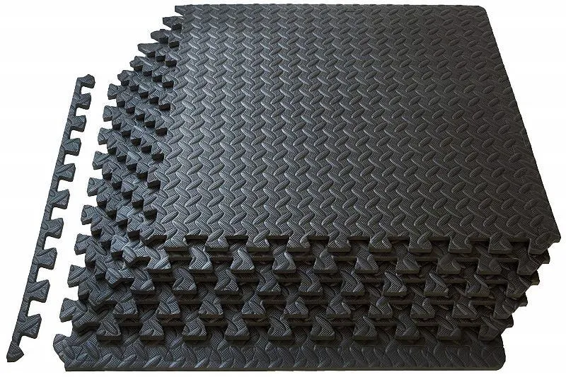 Black Interlocking Stall Mats