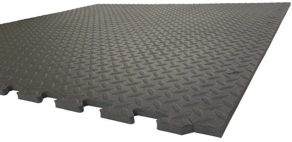 Black Interlocking Stall Mats