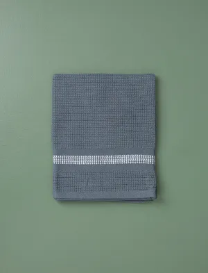 Block Rib Hand Towel // Orion