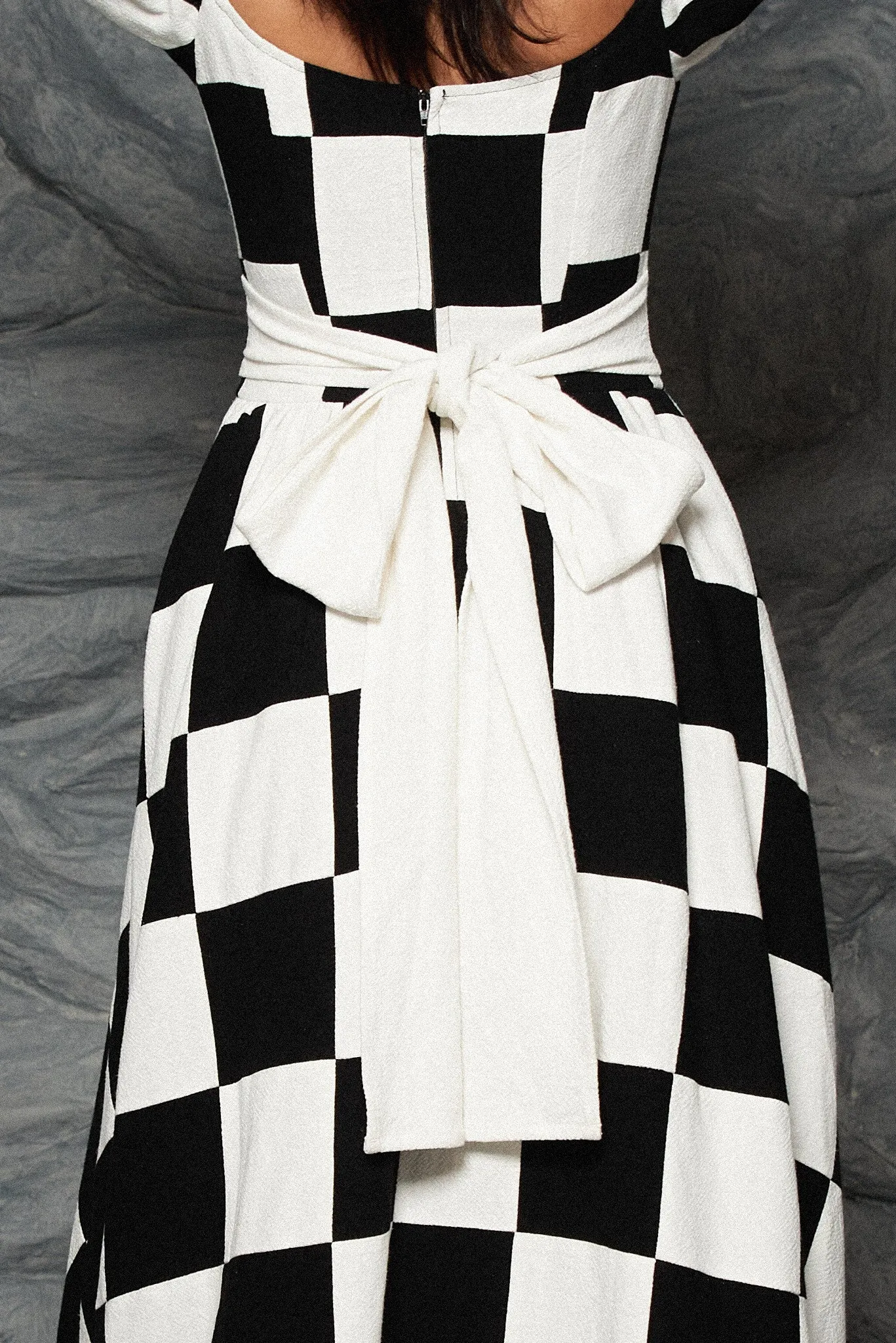 Chessboard Scrap Patch Virgin Gown