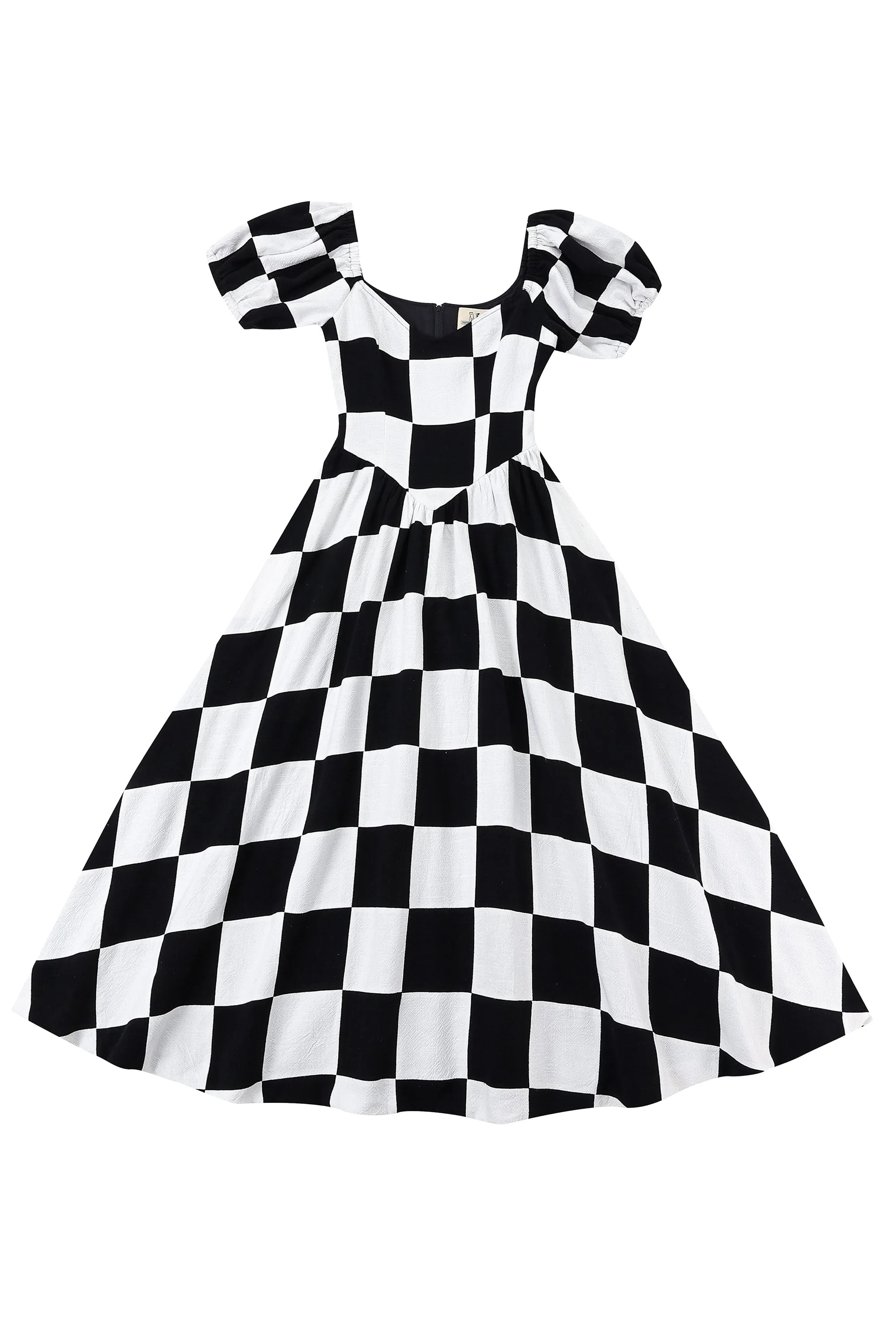 Chessboard Scrap Patch Virgin Gown