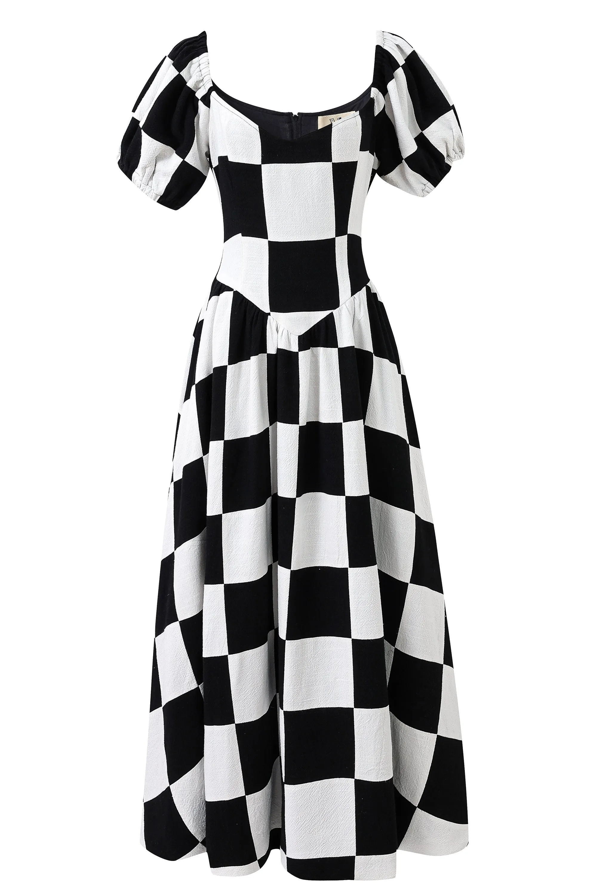 Chessboard Scrap Patch Virgin Gown