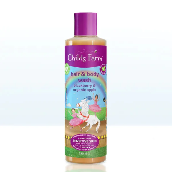 Childs Farm Hair & Body Wash - Blackberry & Organic Apple