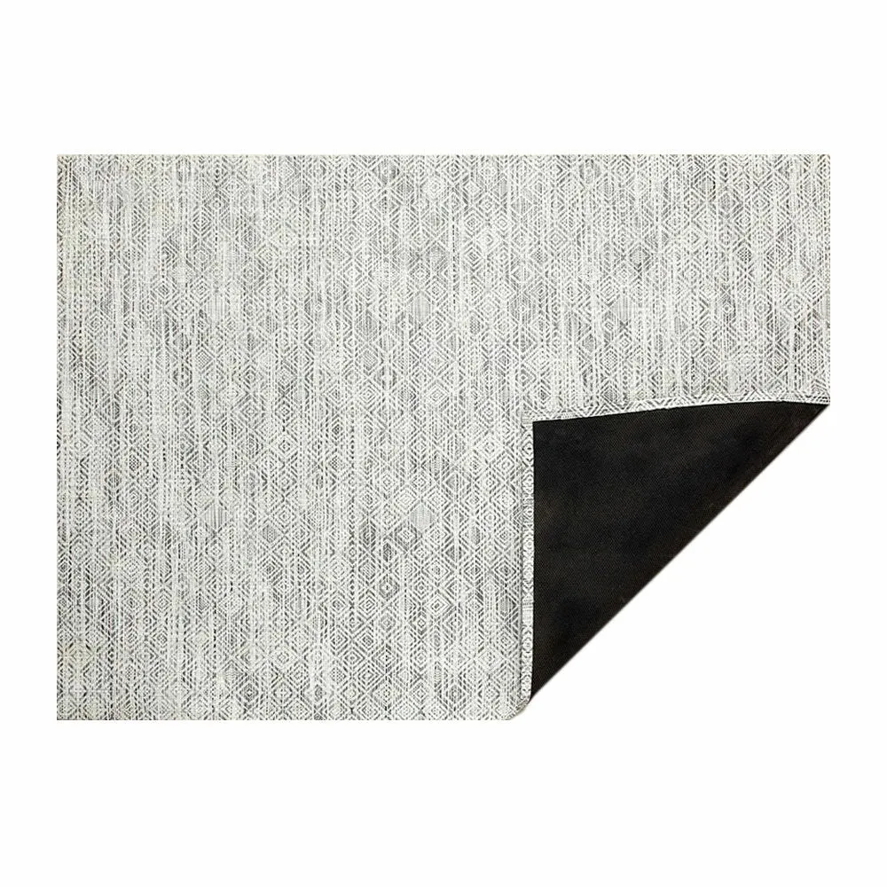 chilewich | woven floor runner 76x269cm (30x106") | mosaic black   white