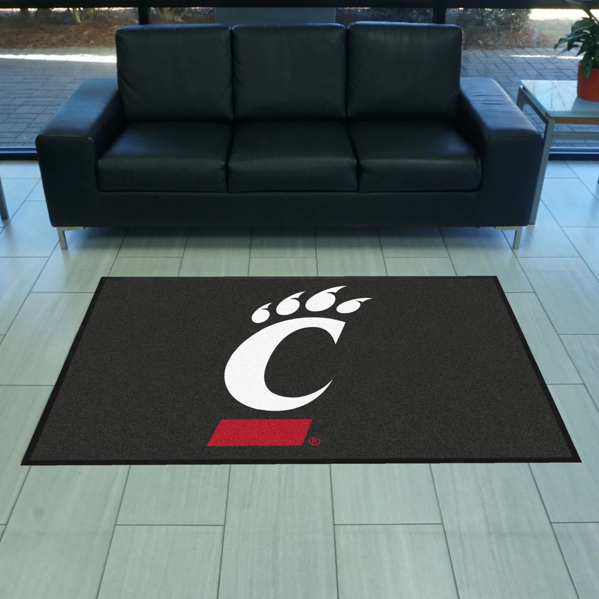 Cincinnati 4X6 High-Traffic Mat with Durable Rubber Backing - Landscape Orientation