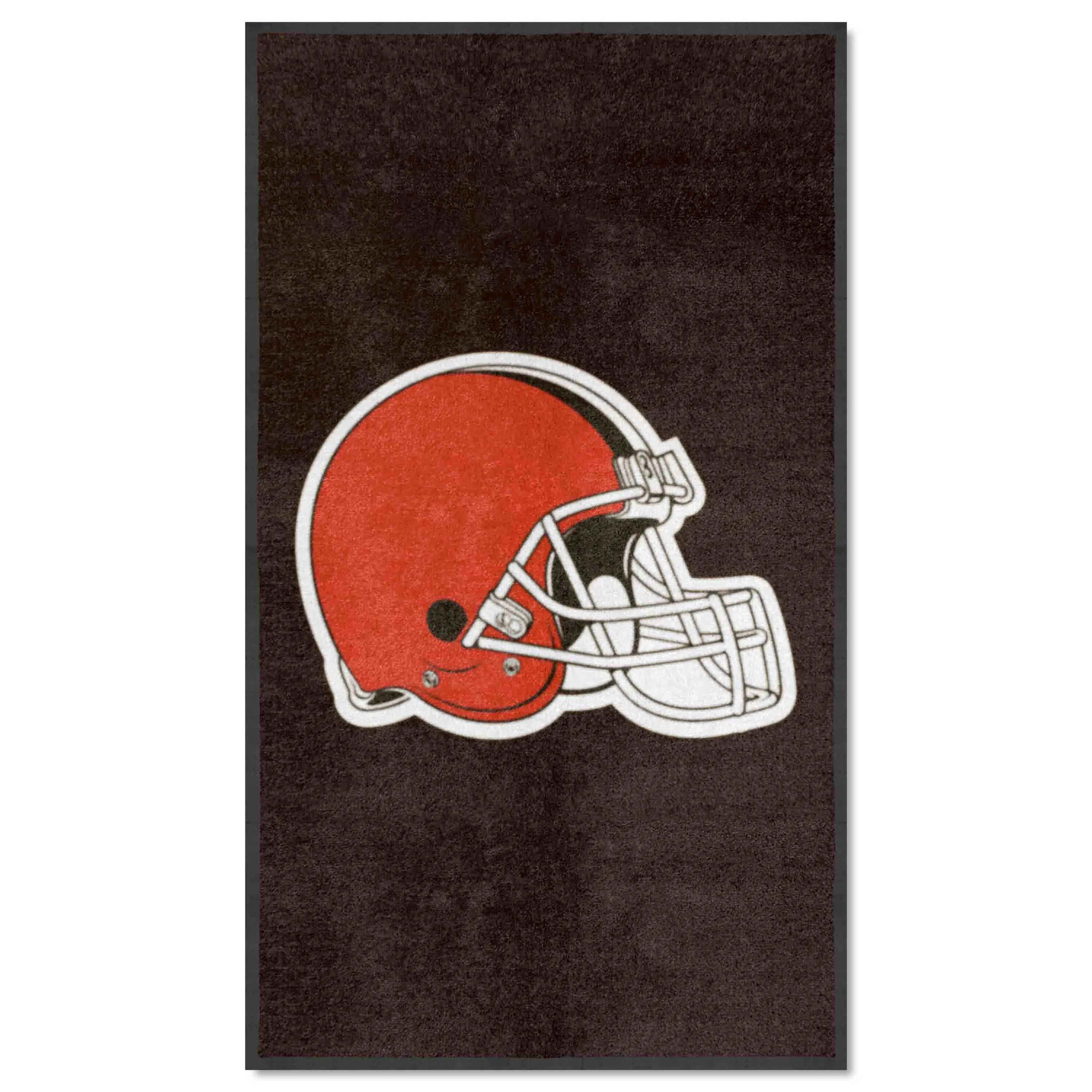 Cleveland Browns 3X5 High-Traffic Mat with Durable Rubber Backing - Portrait Orientation