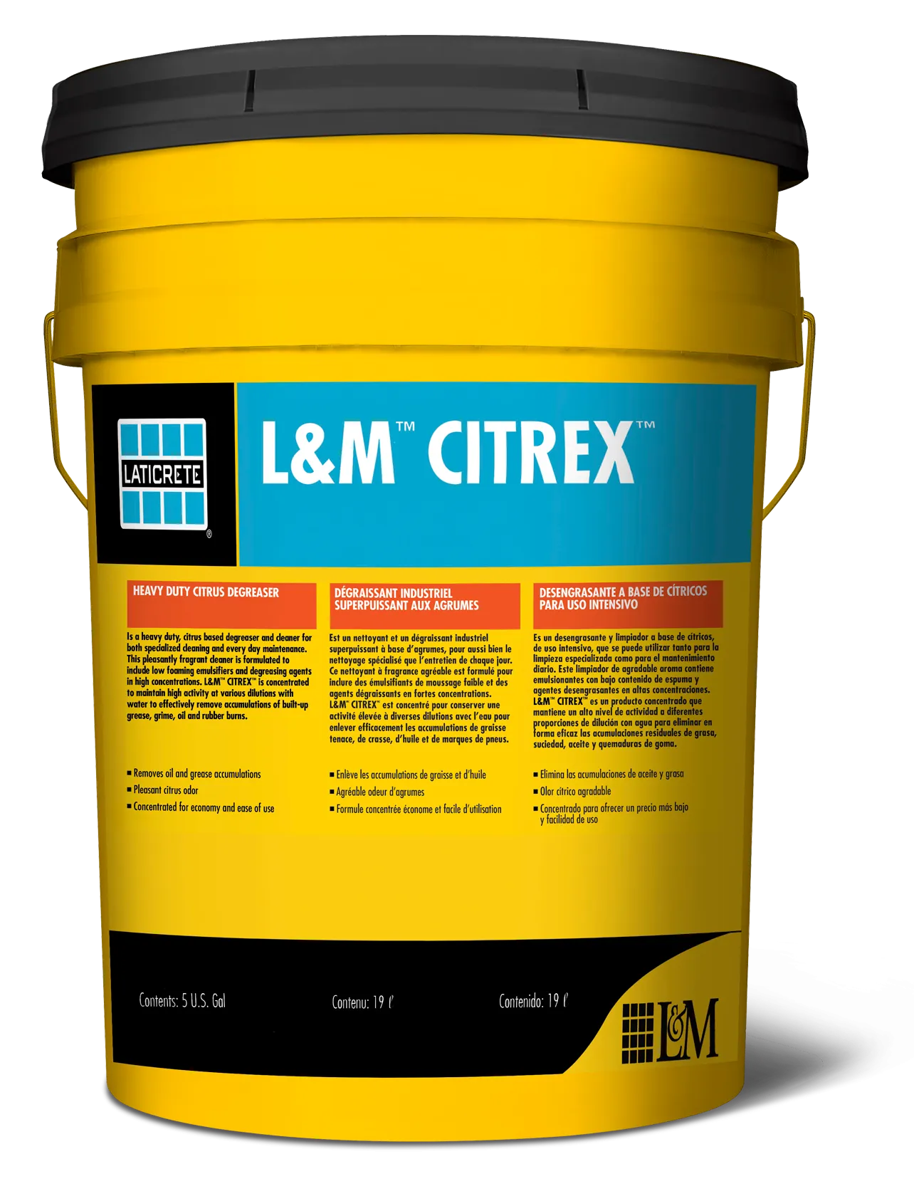 Concrete Degreaser - CITREX™ 5 Gal.