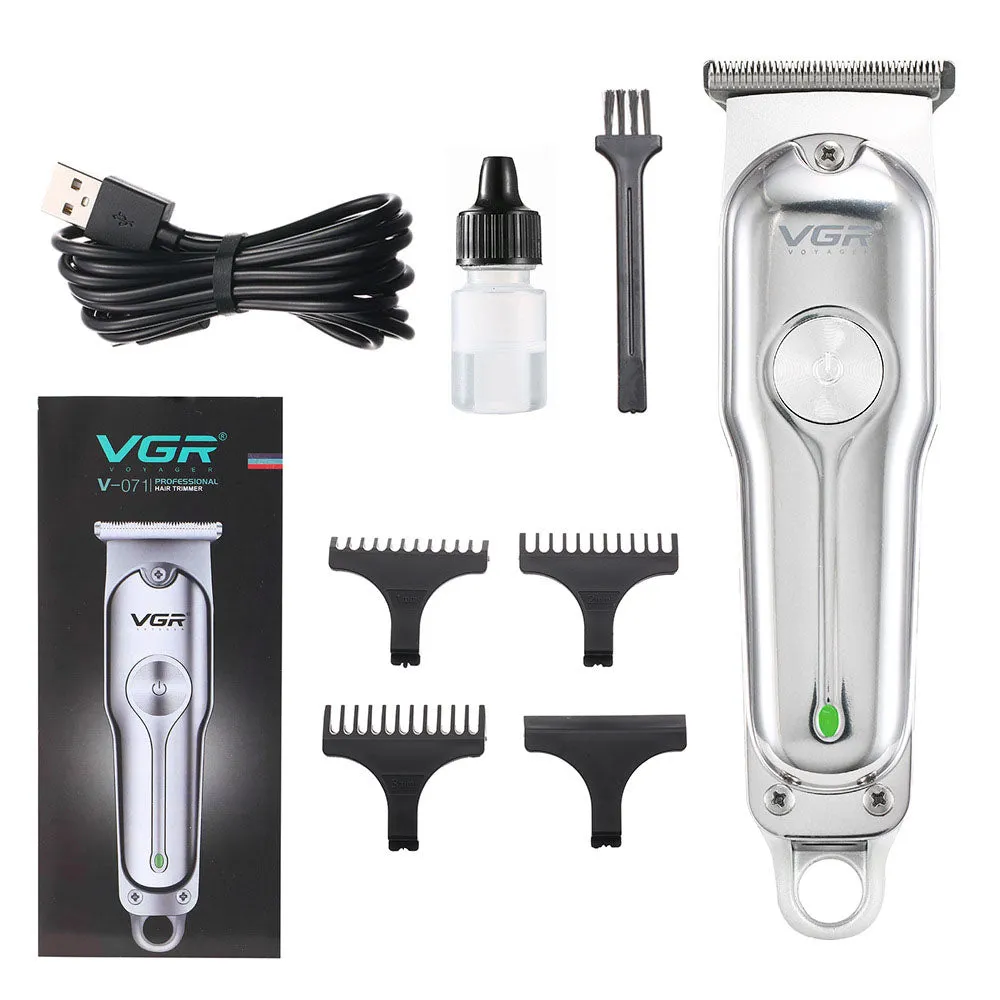 Cordless Electric Hair Engraving Clipper Sliver