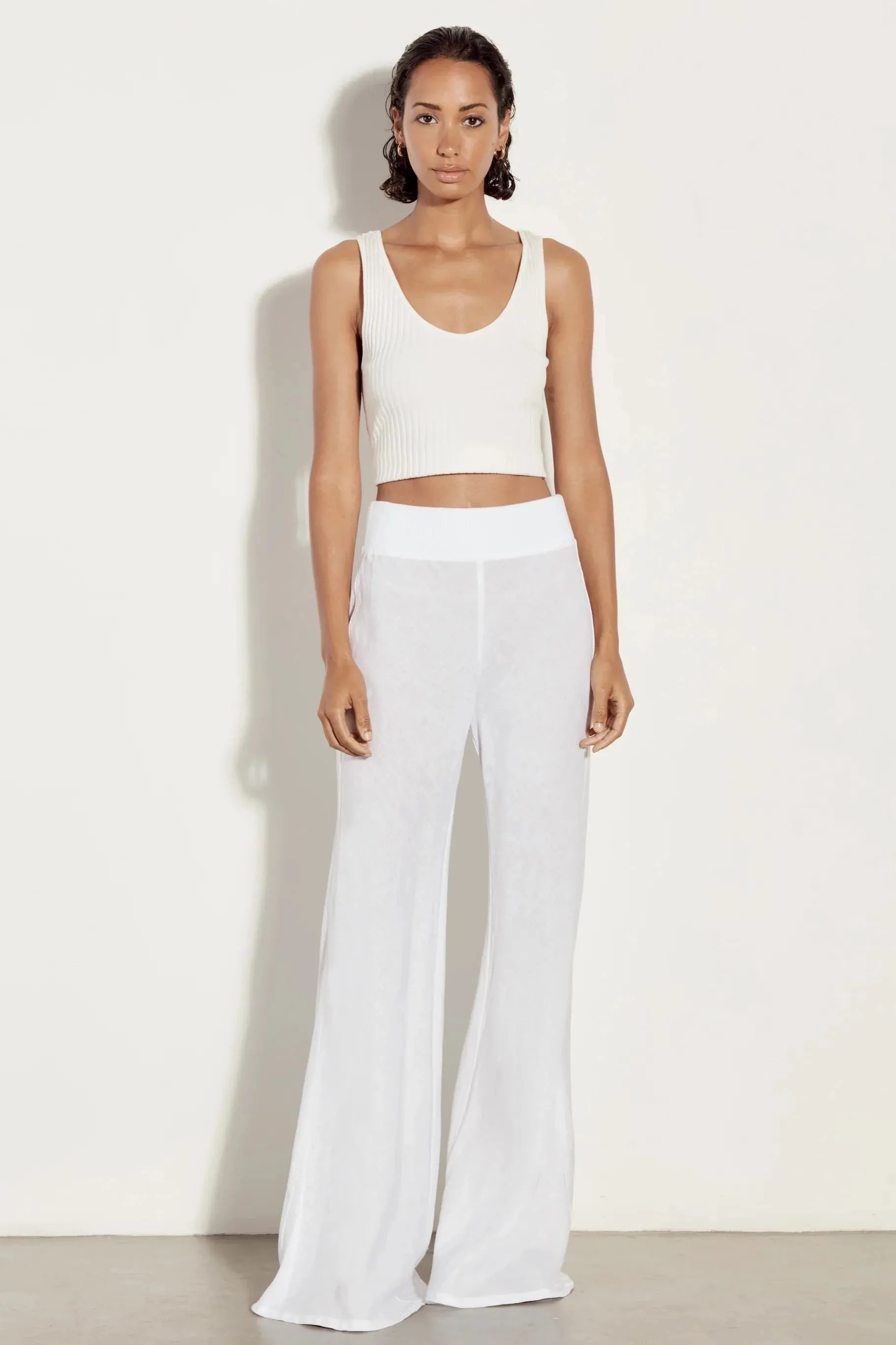 Cropped Scoop Tank