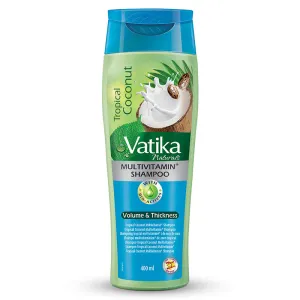 Dabur Vatika Naturals Coconut Multi Vitamin  Shampoo 400ml