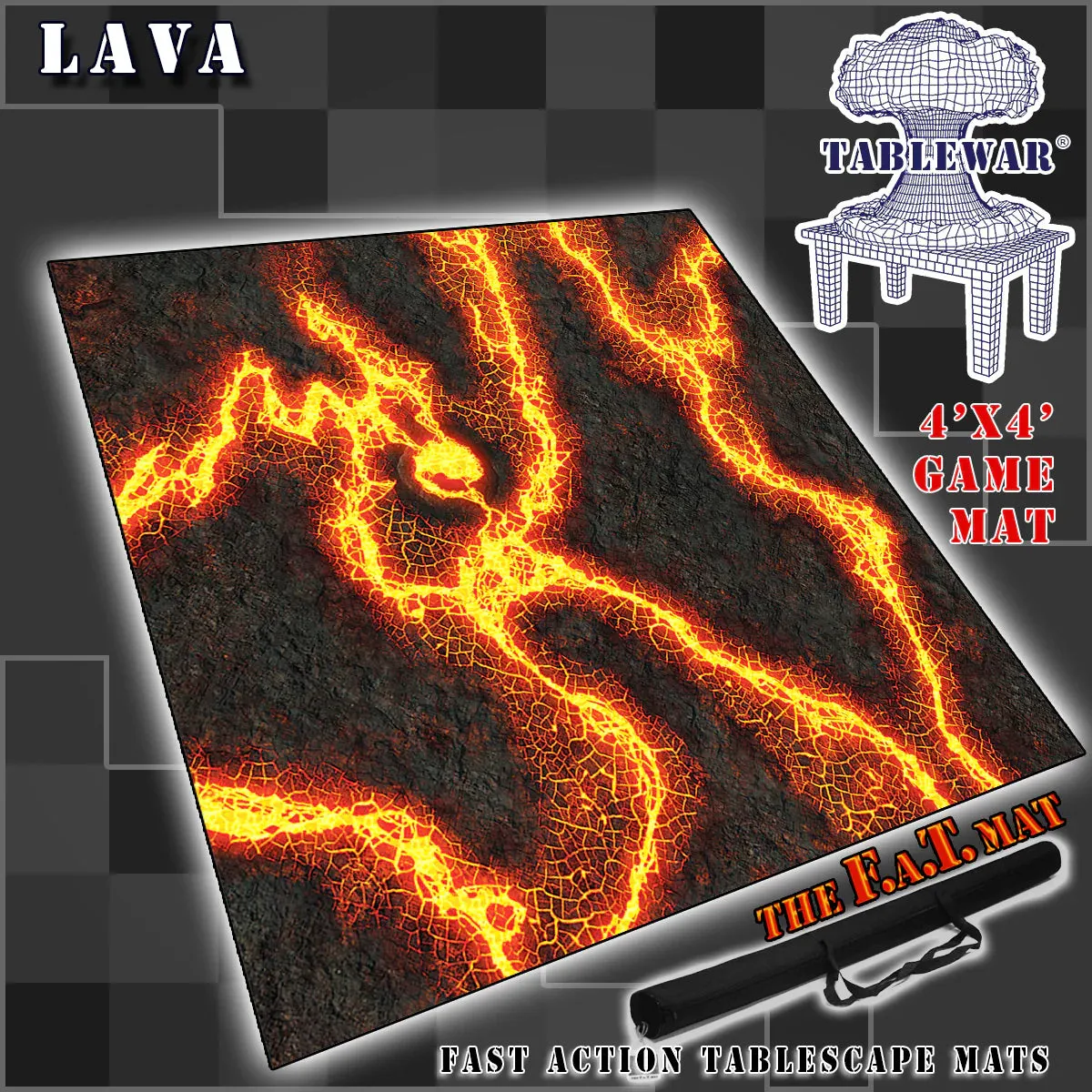 FAT Mat Lava 4x4’ Southern Assault Mark Down