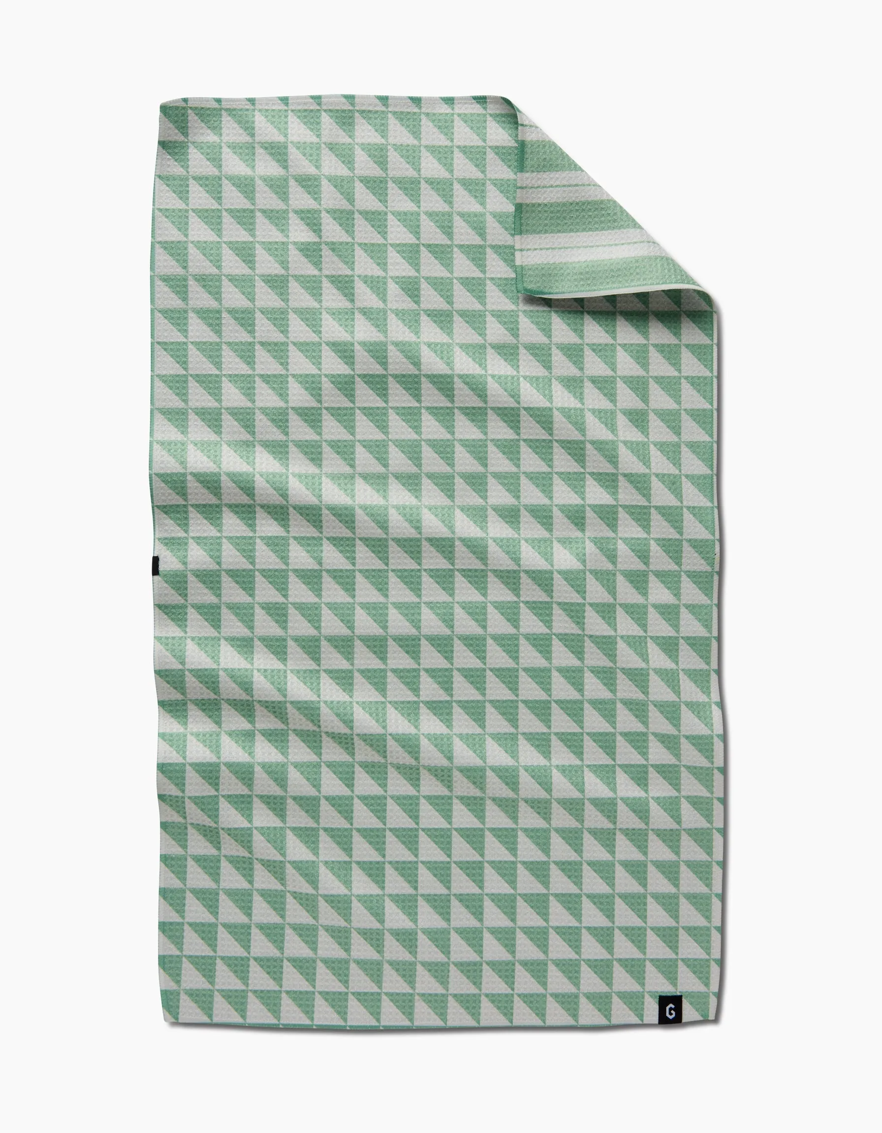 Geometry Pistachio Double Sided Tea Towel