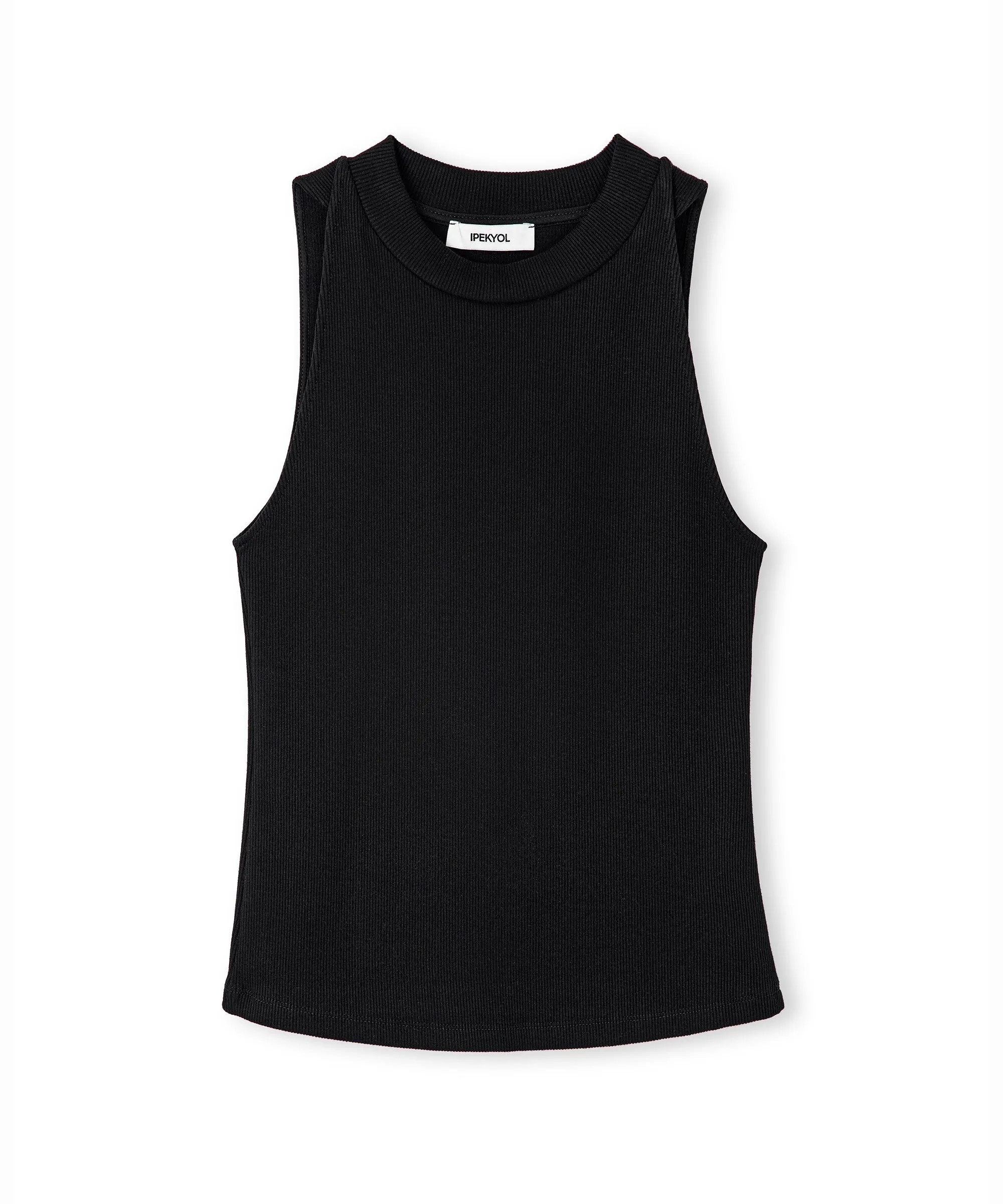 Ipekyol Basic Ribbed T-Shirt Black