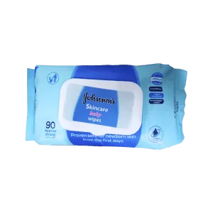 JOHNSON'S SKIN CARE BABY WIPES 90PCS