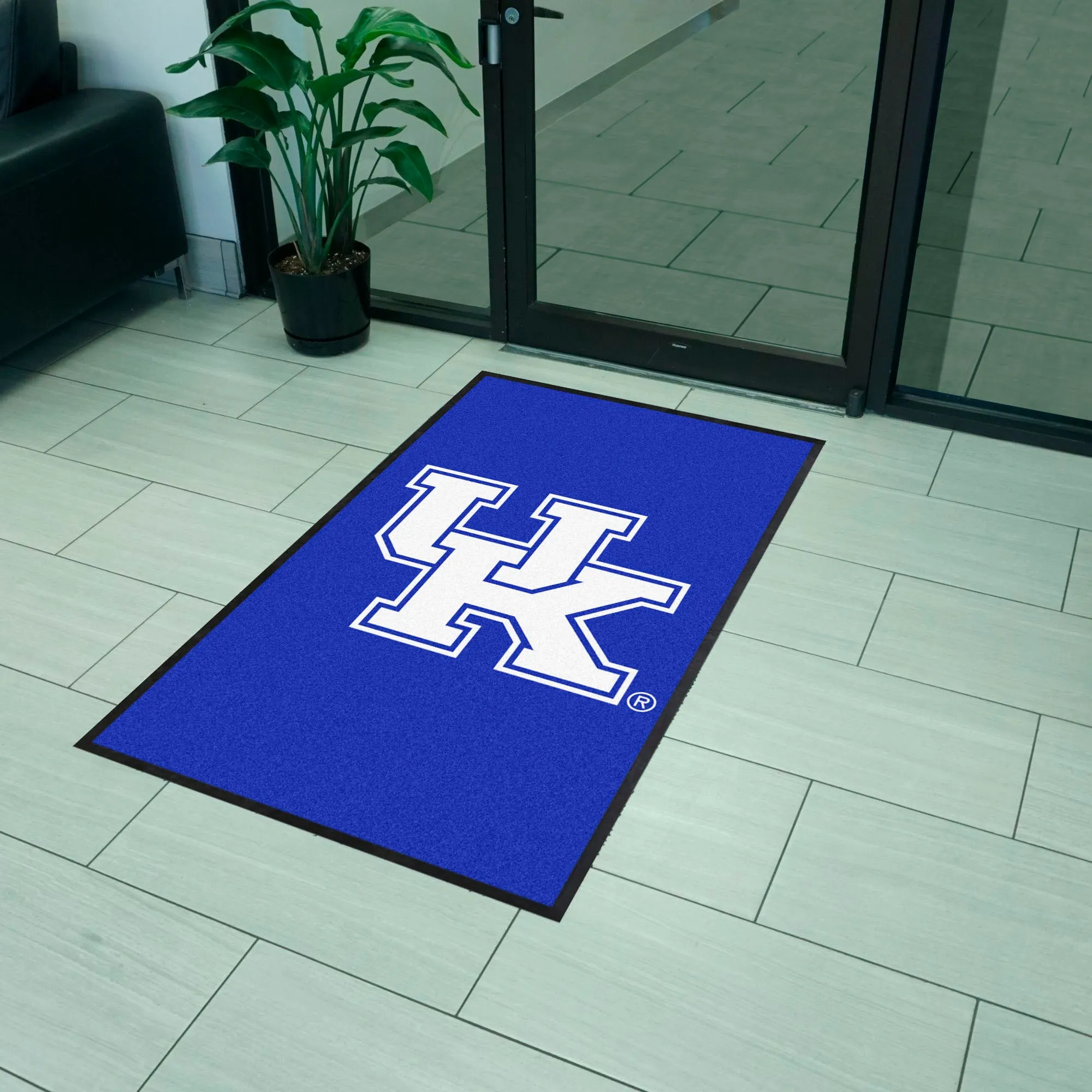 Kentucky 3X5 High-Traffic Mat with Durable Rubber Backing - Portrait Orientation