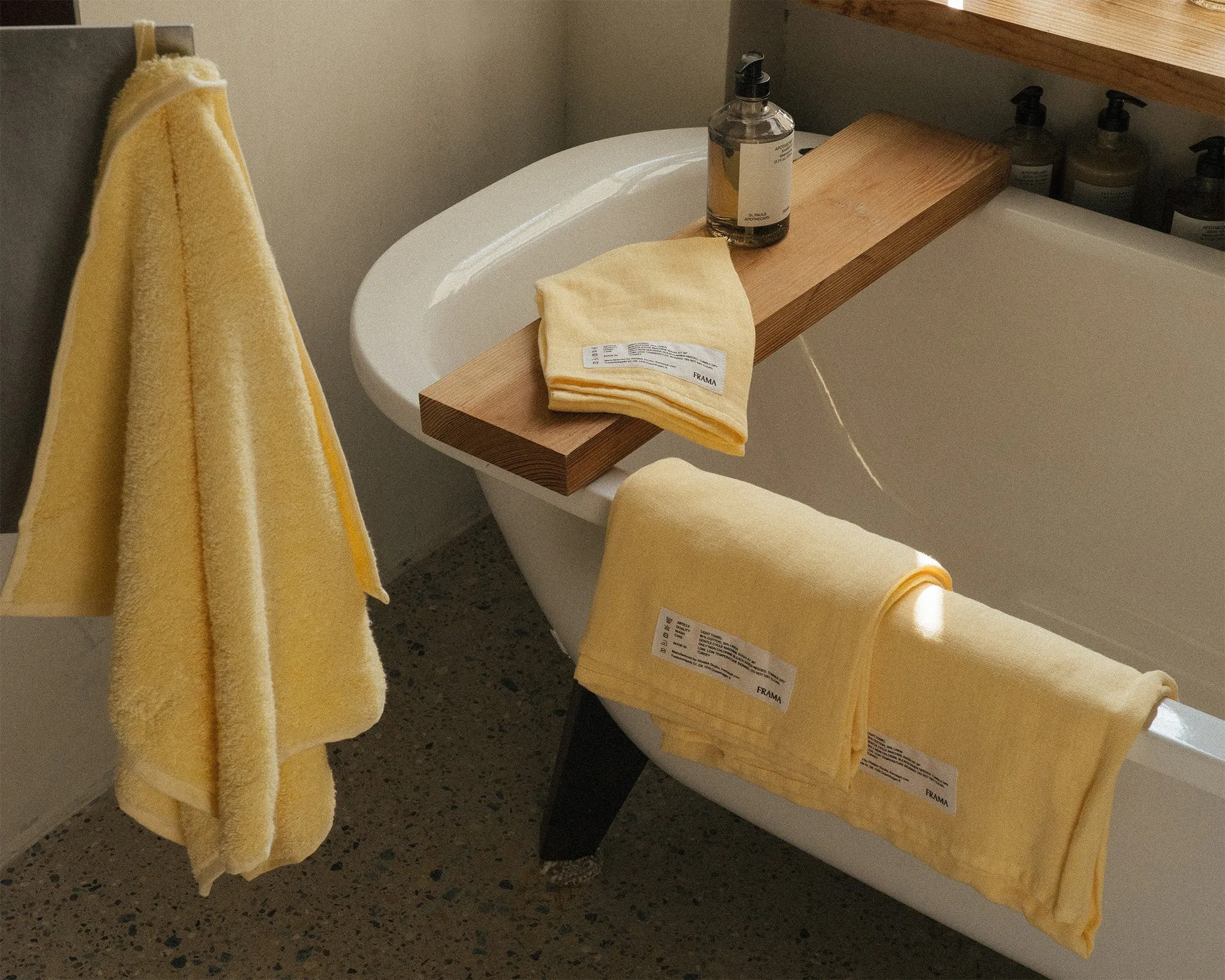 Light Towel | Pale Yellow | Bath Towel