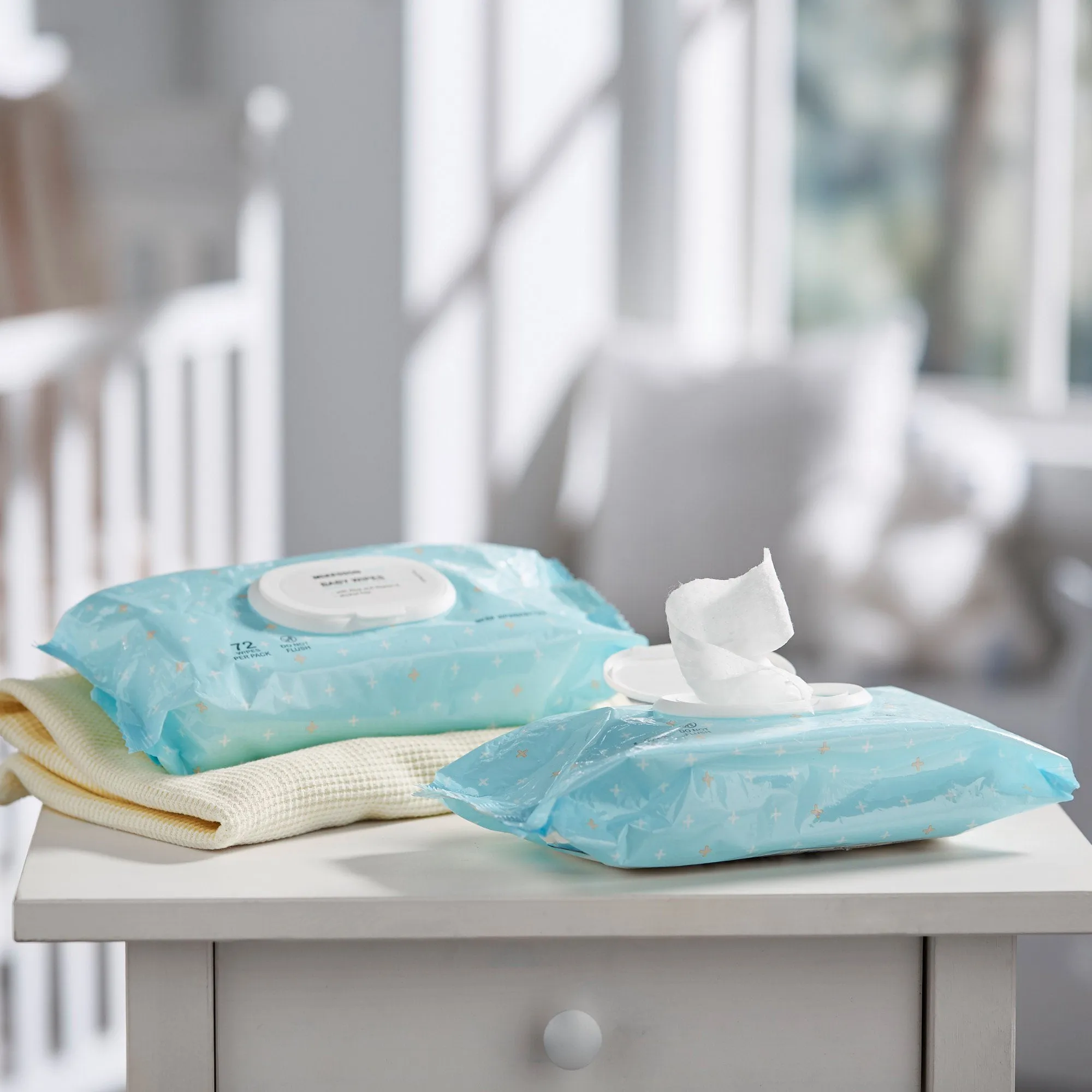 McKesson Unscented Baby Wipe, Soft Pack