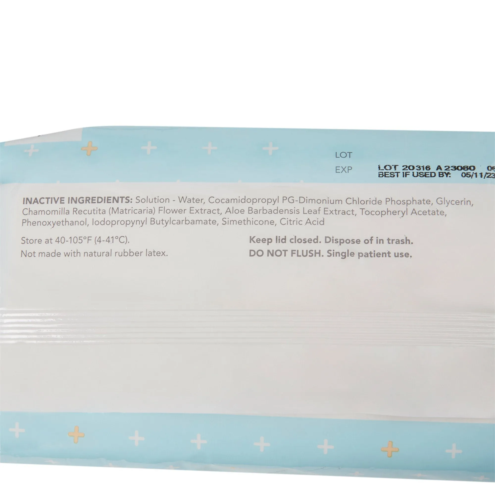 McKesson Unscented Baby Wipe, Soft Pack