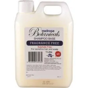 Melrose Botanicals Everyday Fragrance Free Shampoo Base 1L