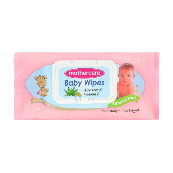 MOTHERCARE BABY WIPES ALOE VERA & VITAMIN E PINK 80PCS