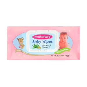 MOTHERCARE BABY WIPES ALOE VERA & VITAMIN E PINK 80PCS