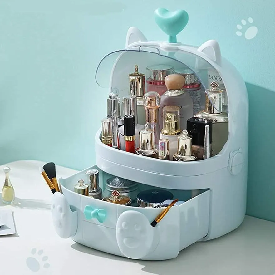 Multifunctional Cat Shape Makeup Organizer