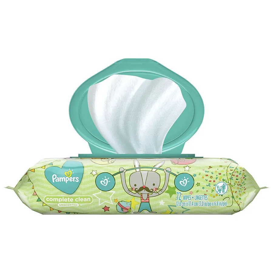 Pampers Baby Clean Wipes 72ct