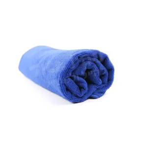 Quick-Drying Microfiber Blue Towel