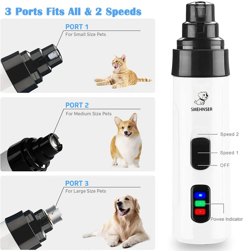 Rechargeable Pet Nail Trimmer Tools