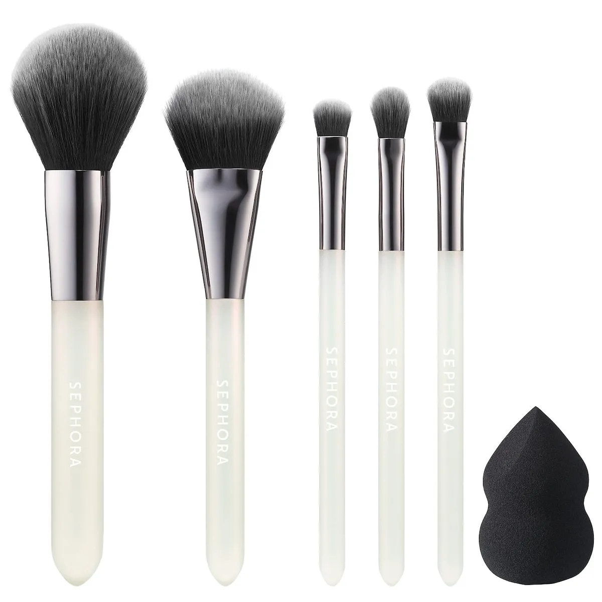 Sephora Deluxe Charcoal Antibacterial Brush Kit