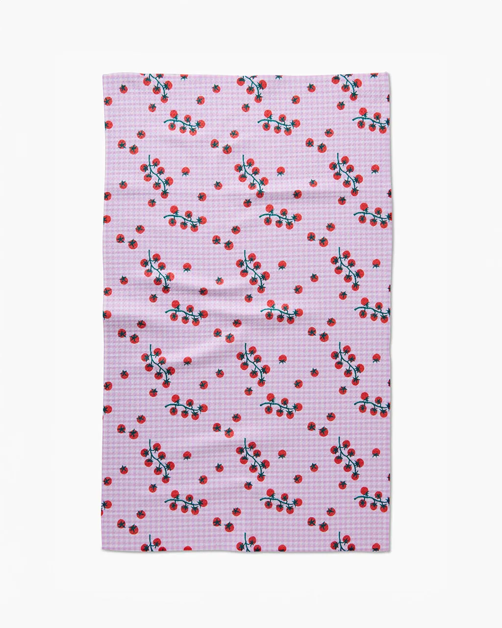 Tomato Gingham Tea Towel