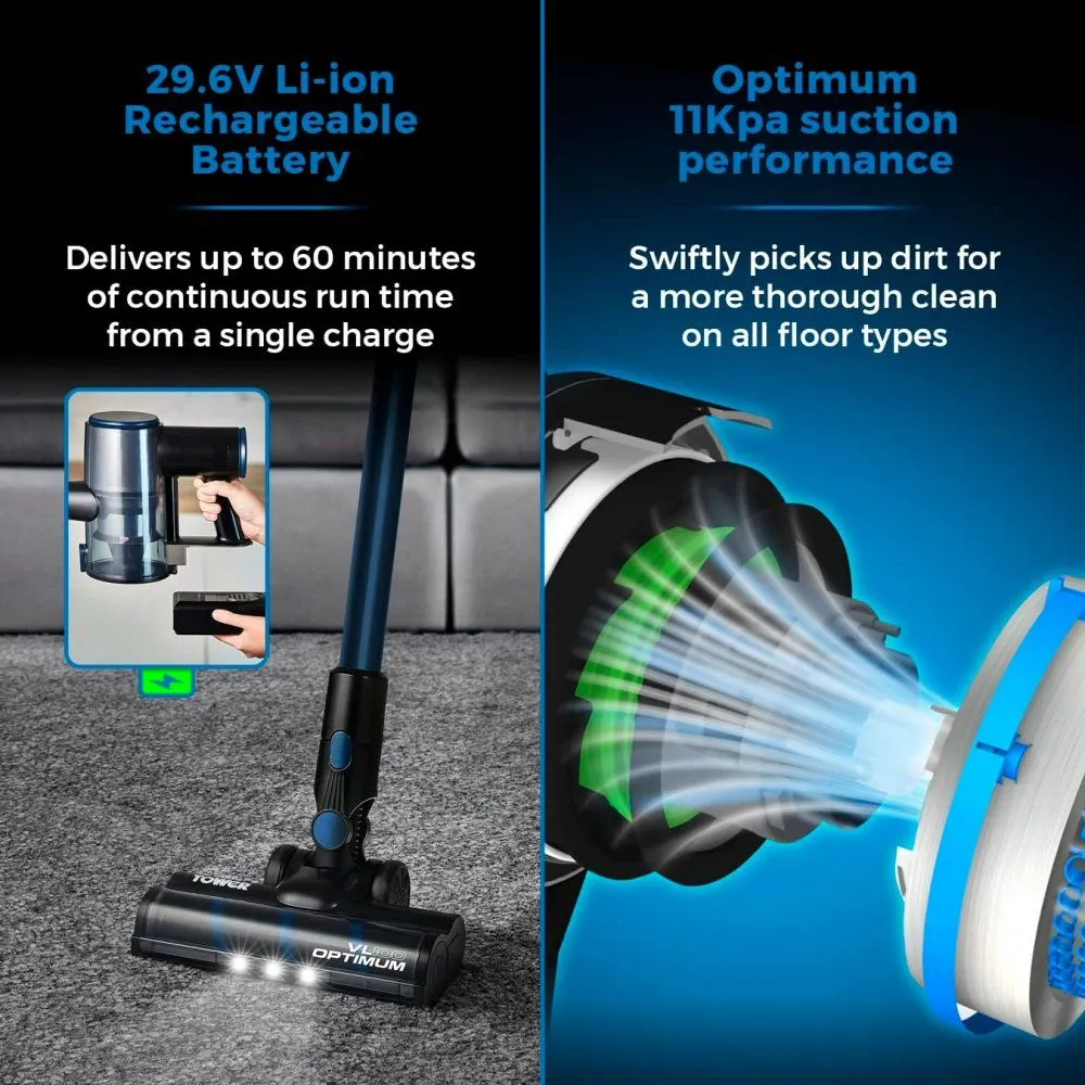 Tower VL100 Optimum 3-in-1 Cordless Vacuum Cleaner