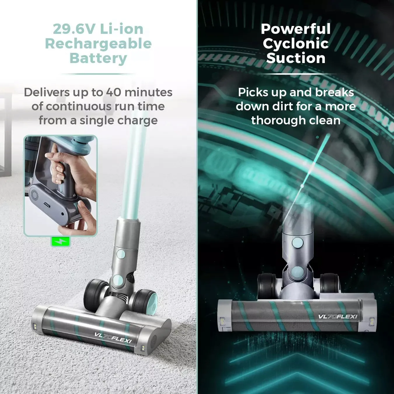 Tower VL70 Flexi Anti Tangle Cordless Vacuum - T513011