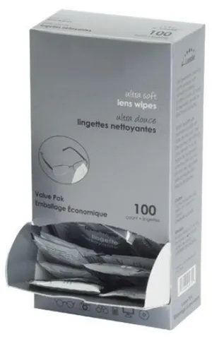 Ultra Soft Lens Wipes (100 per box)