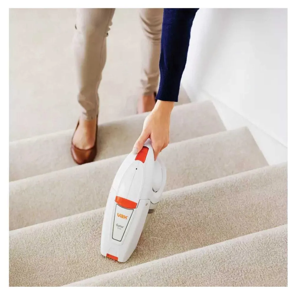 Vax H85-GA-B10 Gator 10.8V Handheld Vacuum Cleaner White and Orange