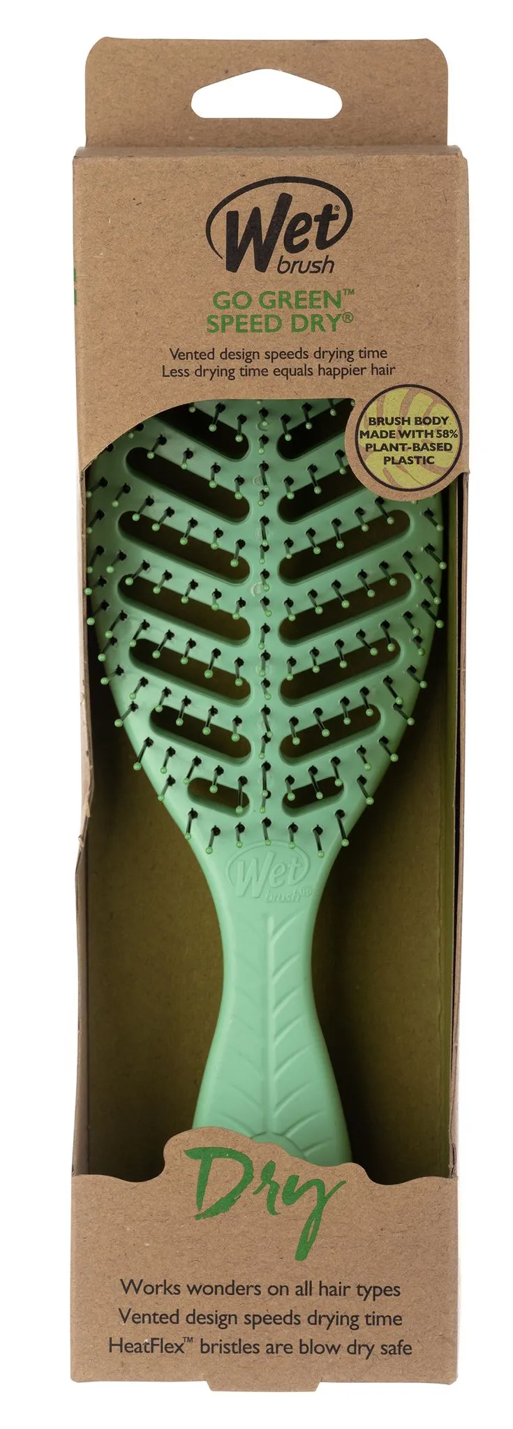 Wet Brush Go Green Speed Dry Brush - Green